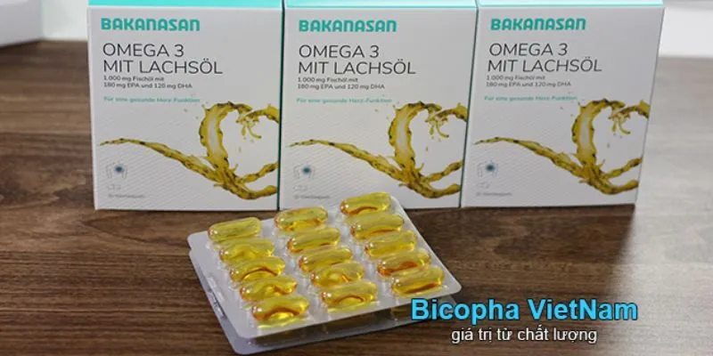 Dầu cá omega 3 chính hãng nhập khẩu nguyên hộp từ CHLB Đức.