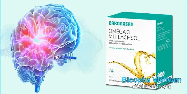 DHA cho bé của Đức Axit béo Omega 3 Mit Lachsöl