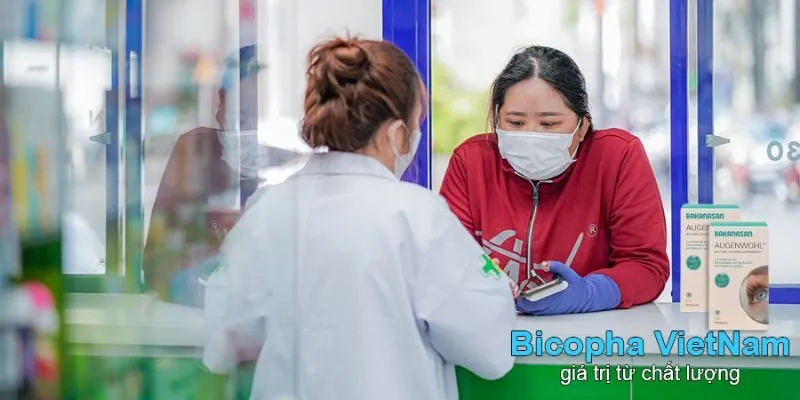 Viên uống sáng mắt Bakanasan Augenwohl ảnh thực tế tại BICOPHA