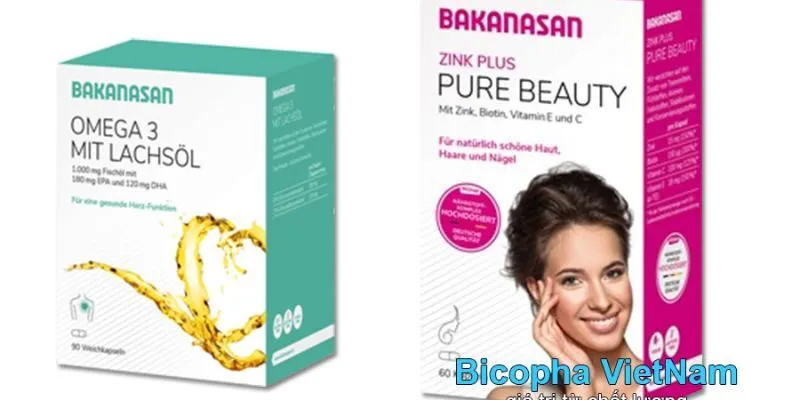Tác Dụng Kẽm Bakanasan Zink Plus - Bổ sung dầu cá Omega 3