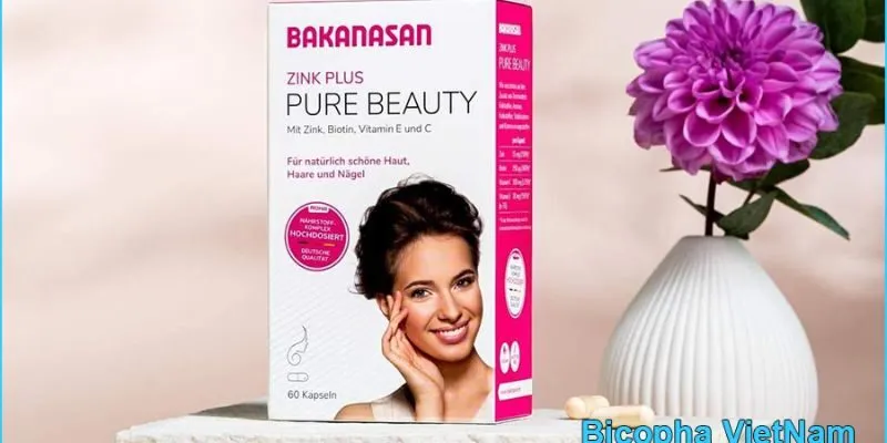 Tác Dụng Kẽm Bakanasan Zink Plus - Review viên làm đẹp
