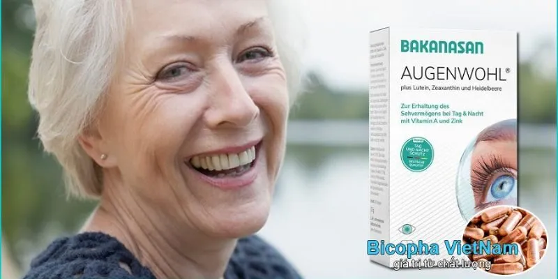 Viên uống sáng mắt Tác dụng Augenwohl Kapseln phù hợp với người trung và cao tuổi có nguy cơ bị suy giảm thị lực